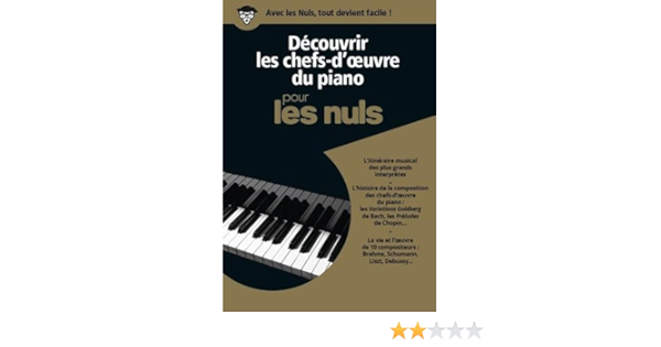 Decouvrir Les Chefs D Oeuvre Du Piano Avec Les Nuls French Edition Anonyme 9782412030165 Amazon Com Books