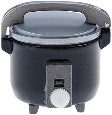 Amazon Studio One ドールハウス ミニチュア ミニ 黒 炊飯器 キッチン アクセサリー デコレーション 家具 おもちゃ