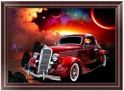 Buybuying DIY Car 5D Diamond Embroidery Handmade Painting Rhinestone Cross Stitch Home Decor Gift Set