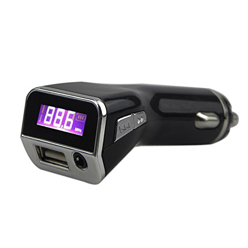 Buy Car Kit Player LCD FM Radio Transmitter with USB Port and AUX Input