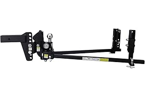 Weigh Safe True Tow Middleweight - Weight Distribution Hitch - Ball Mount Hitch with Anti-Sway Technology - 6" Drop Hitch, 2.5" Shank & 12,500-lb Towing Capacity