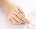 Stainless Steel CZ Roman Numeral Ring for Women Girls,Rose Gold Plated,Size 6-8