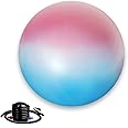 NEUMEE Exercise Ball Chair, Yoga Ball Office Chair for Home Gym, Workout Ball for Fitness, Large Size 65 cm, Includes Air Pump (Blue Pink)
