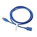 Cable Matters 5Gbps USB Extension Cable - 6ft, USB 3.0 Extension Cable, Male to Female USB3.0 Extender, Compatible with Webcam, VR Headset, Printer, Hard Drive, Blue