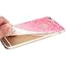 iPhone 6 Case, iPhone 6s Case,JAHOLAN TPU Silicone Gel Soft Clear Case Cover for Iphone 6 6S - Pink White Tribal Henna