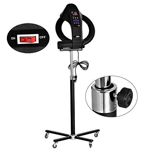 Click Here to See More Images Hufcor Professional Salon Hair Steamer with Rolling Floor Stand, 110V Heater Dryer Perm Color Processor(US Stock)