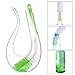 Greenour Bottle Cleaning Brush 2 pack Bottle Brush Long handle, Washing Weter Bottle ，Beer Bottle, Wine, Kombucha, Decanter, Narrow Neck Bottles