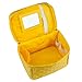 EN'DA Big Travel Cosmetic Case Large toiletries bag with quality zipper durable handy Makeup bags (Yellow)