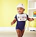 Gerber Baby Boys' 2 Pack Novelty Caps, Baseball Blue, 0-6 Months