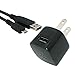 OEM Blackberry RIM Home Wall Travel Adapter with Micro USB Data Sync Cable for Blackberry Curve 8520 8530 8900 3G 9300 9330 9500 Storm 9530 Storm 2 9550 9520 Tour 9630 Style 9670 Bold 9650 9700 9780 Torch 9800