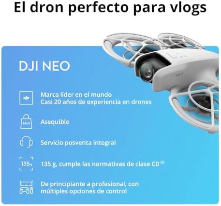 Pack DJI Neo Motion Vuela Más, dron mini con cámara 4K UHD para adultos