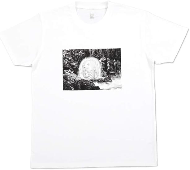 Amazon グラニフ Graniph コラボレーション Tシャツ アマビエ 水木しげる ホワイト メンズ レディース Ss G100 G107 Tシャツ カットソー 通販