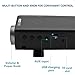 Sound Bar Wired and Wireless Connection 3D Surround Sound Speaker Bar Bluetooth Home Theater Silver with 2.0 Channel Remote Control Dual Connection Methods for TV PC Smartphones Music and Moviethumb 2