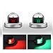 Boat Lights - 2 Pack Boat Navigation Lights Red and Green Led Boat Lights Marine Steel Bow Navigation Lights for Boats Led Boat Light Boat Accessories for Pontoon, Skiff and Small Boat - DC 12V