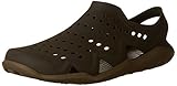 crocs Men's Swiftwater Wave M Flat, Espresso/Walnut, 11 M US