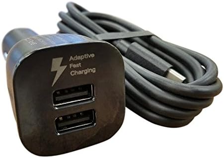 Fast Dual Port Rapid Car Charger +3 Foot Type C Data Cable for Samsung Galaxy S8 S8+ S9 S9+ Note 8 9 Pixel XL 2 LG v20 G5 G6 V20