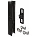 Prime-Line C 1043 Diecast Non-Keyed Patio Sliding Door Handle Set for 1 In. to 1-1/8 In. Thick Sliding Glass Doors, Black (Single Pack)