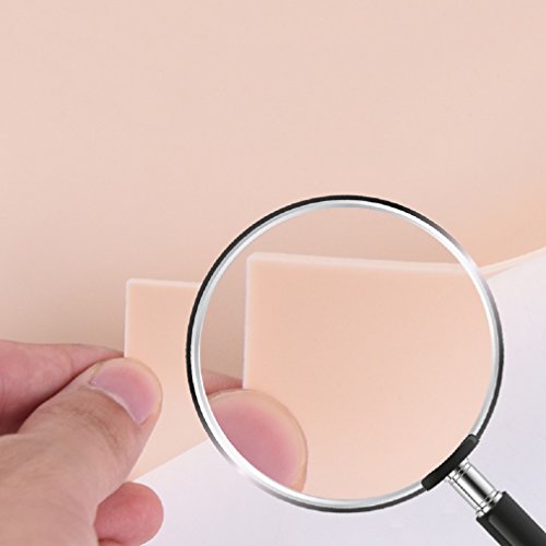 10 Sheets Blank Tattoo Skin Practice for Practicing Tattooing, Face Painting and Microblading Eyebrows Strokes, Thicker Double Sides,Beginners and Experienced Artists Tattoo Kits