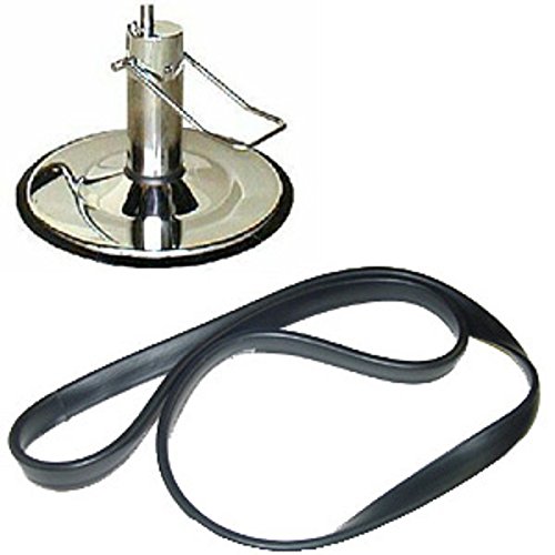 Salon Chair Hydraulic Base Ring * Black Rubber * 26" Dia