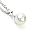 Caetle Pearl Ball Love Lover Chain Necklace for Girl Women Lady