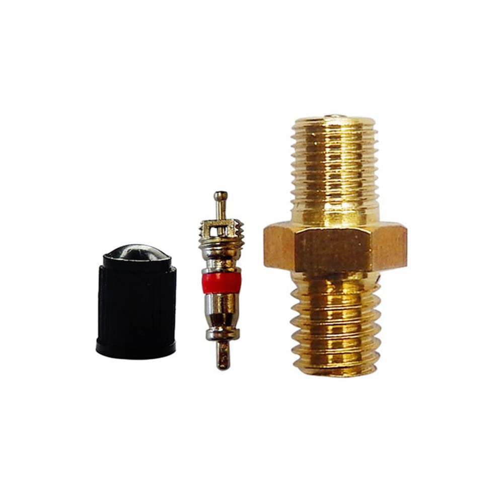 Asudaro Hexagon Copper Inflatable Valve M8 Screw Tooth Valve for Liquid Pressure Vessels Inflate Deflate