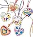 Color My Heart Pendant Necklace Craft Kit