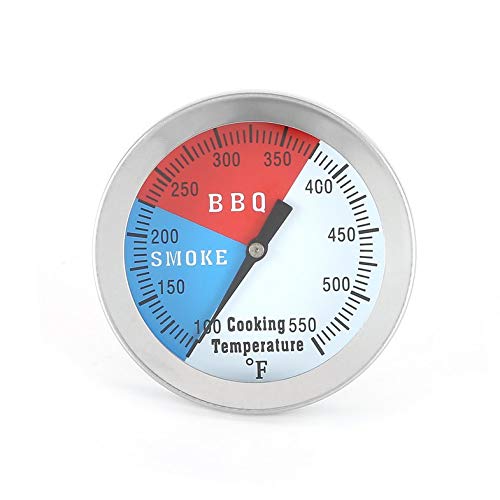 Brook Stainless Steel BBQ Barbecue Smoker Grill Thermometer Temperature Gauge
