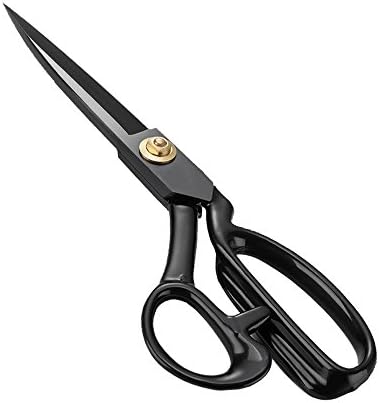 MNML 9 inch Fabric Scissors Professional Heavy Duty Shears Industrial Strength High Carbon Steel Tailor Shears for Fabric Leather Sewing Dressmaking Tailoring Home Office Artists Students Seamstress