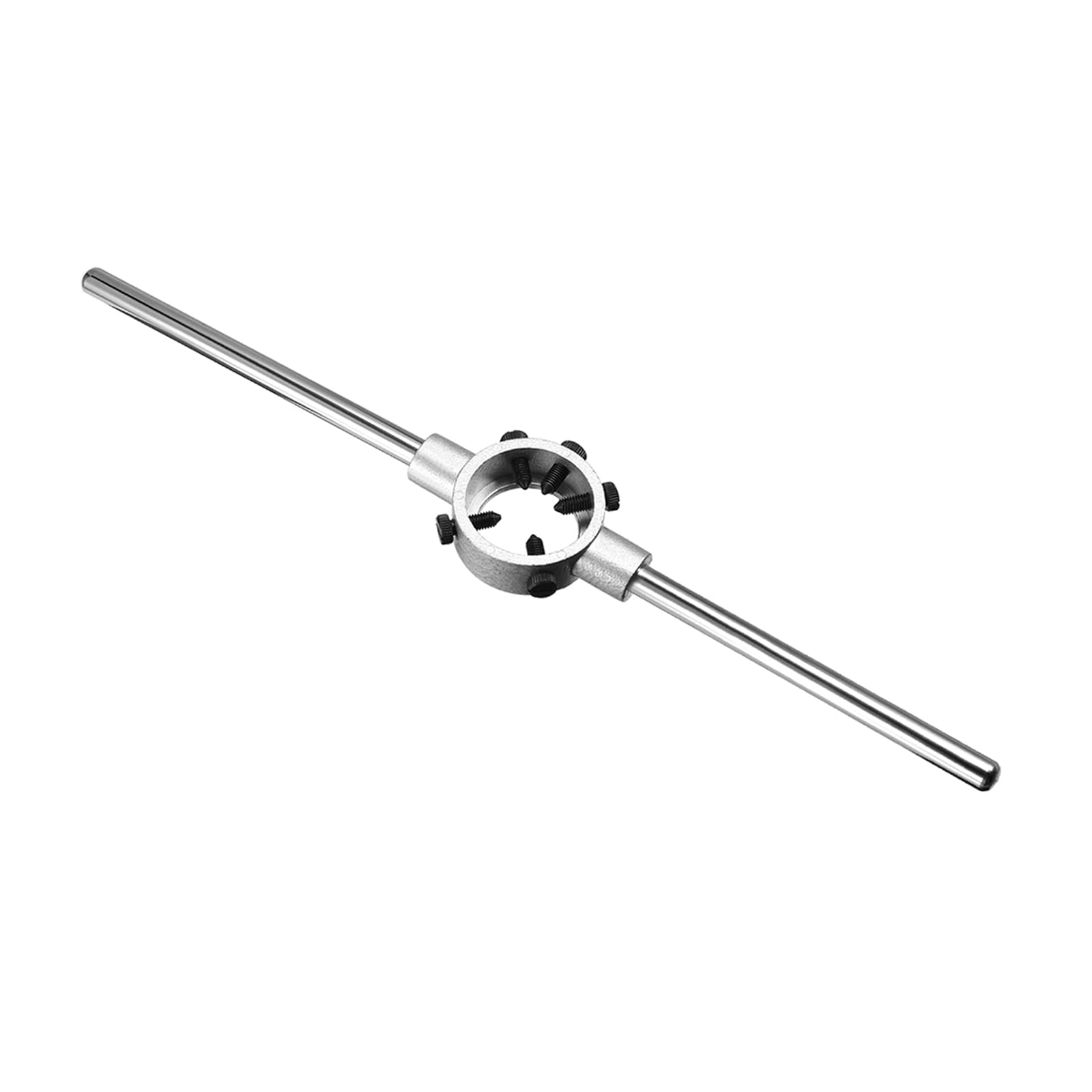 CoCud Die Stock Wrench, Fit M24-M27 / 36mm-55mm (OD) Round Dies, Nickel Plated Adjustable Die Handle Holder - (Applications: for Machine Thread Repair), 1-Piece — image 1