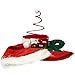 Funny Party Hats (SET OF 3 Plush Santa, Felt Elf w/Bells, Red Coil Santa Hat