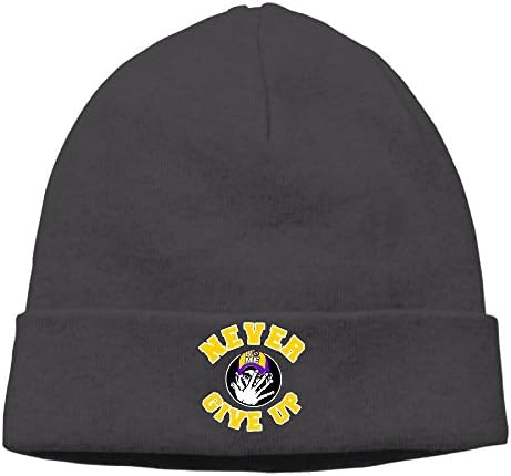 John Cena Never Give Up Stretchy Funny Black Kint Slouchy Hat Beanies Cap