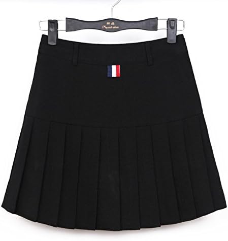 Women Girls Lolita a-Line Sailor Skirt Pleated Mini Skirts Kawaii Harajuku Oversized Preppy School Uniform