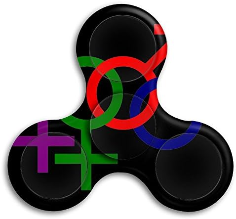 Awesome Sexual Orientation Symbols Finger Tri-Spinner Fidget Toy For Kids