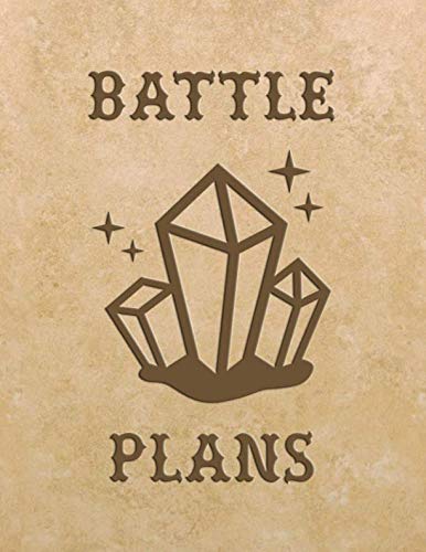 Battle Plans: (200 Pages) Blank Hexagonal Journal for Mapping Strategies : Small & Large Hex Pages S by Dragon Mage Design Co