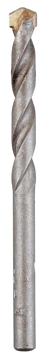 kwb Masonry Drill Ø 6 Mm With Robust Carbide Plate, Chipless formed Drill Spiral, Shot-Blasted Surface and Round Shank, Complies With Iso 5468