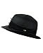 NYFASHION101 Satin Ribbon Triple Rose Band Side Flip Brim Cloche Bucket Hat - Black