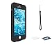 iPhone 7 Plus Waterproof Case,TRONOE [New Version] Underwater Waterproof Shockproof Dirtproof Full Sealed Case Cover for iPhone 7 Plus (Black) (Black)