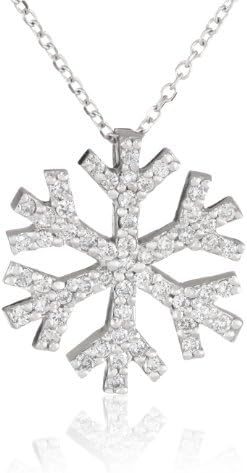 KC Designs "Trinkets" 14k White Gold and Diamond Snowflake Pendant Necklace