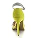 Wild Diva AKIRA-45 Women's D'Orsay Buckle Ankle Strap Stiletto Dress Pumps