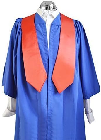 Ashington Gowns A Single: Royal Blue Choir Robe with Red Satin Stole