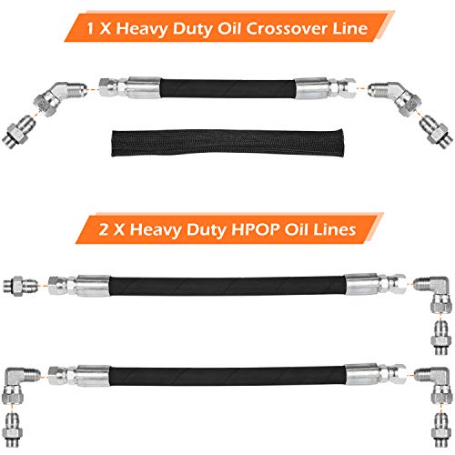 High Pressure Oil Pump HPOP Hoses Lines Kit & Crossover Line for photo 10