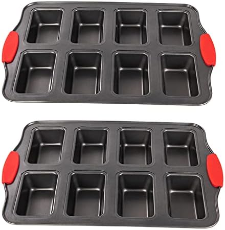 PLAZOTTA Packs Cavity Non-Stock Mini Loaf Pan with Silicone