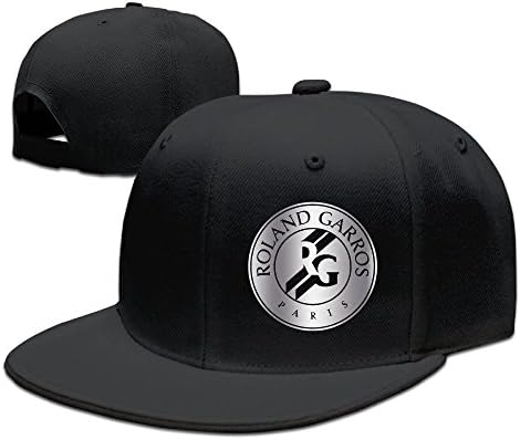French Open Platinum Logo Baseball Snapback Hat Black