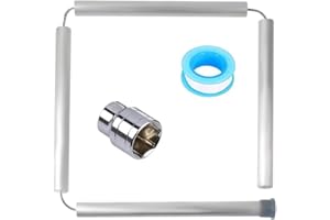 Magnesium Flexible Anode Rod for Hot Water Heaters, 44'' Long, 0.8'' Diameter, 3/4 NPT Thread with 1-1/16 Inch Hex Socket Too