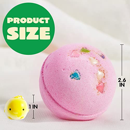 JOYIN Bath Bombs with Squishy Toys, 6 Packs Bubble Bath Bombs with