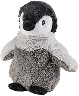WarmiesMicrowavable Plush, with Soothing Lavender Scent - Penguin, Grey (Grau Grau)