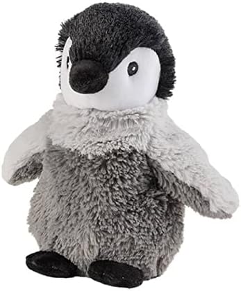 WarmiesMicrowavable Plush, with Soothing Lavender Scent - Penguin, Grey (Grau Grau)