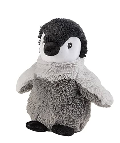 WarmiesMicrowavable Plush, with Soothing Lavender Scent - Penguin, Grey (Grau Grau)