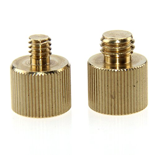 CAMVATE Thread Adapter 1/4"-20 Female to 3/8"-16 Male & 3/8"-16 Female to 1/4"-20 Male