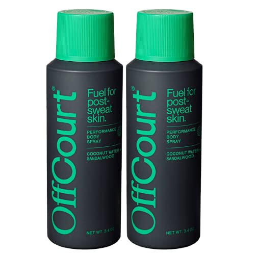 OffCourt Deodorant Body Spray for Men Aluminum Free Powerful